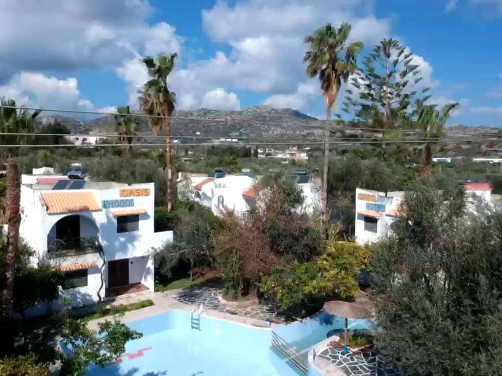 Oasis Hotel Bungalows Rhodes อาฟานโท ภายนอก รูปภาพ